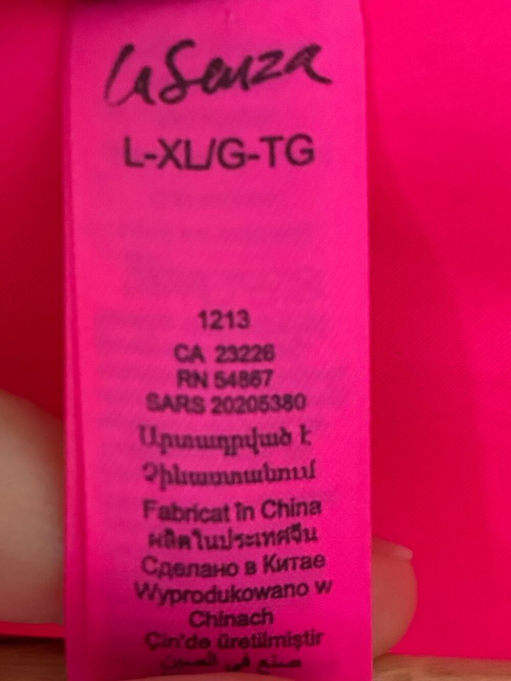 Hot Pink Satin Robe - Picture 2 of 3